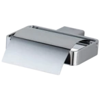 Emco Loft toilet paper holder with cover chrome