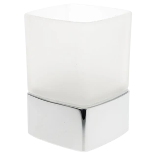 Emco Loft Glashalter stehend chrom mit Kristallglas