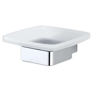 Emco Loft porte-savon  chrom&eacute; avec coupe en cristal