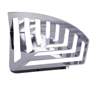 Emco Loft wall-mounted corner dish chrome