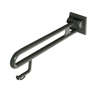 St&uuml;tzklappgriff 850 mm mit Papierrollenhalter