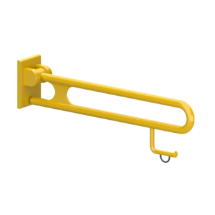 St&uuml;tzklappgriff 850 mm mit Papierrollenhalter