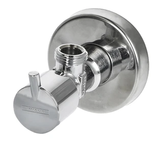 Robinet d'arr&ecirc;t S chrom&eacute;