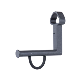 Paper roll holder for lift-up support rail