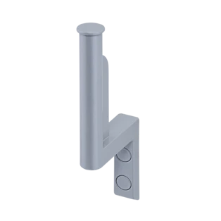 Portarotolo di scorta argento metallizzato