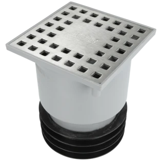 Universal Bodenablauf mit Edelstahl-Rost 3 mm