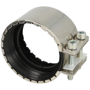 Span sleeve DN100 for fibre-reinforced cement pipes