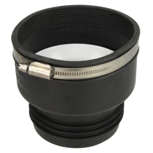 Plug adaptor for riser pipes 100 to 105 and 110 to 116 mm