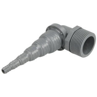 Universele haakse pompfitting 1 1/4" US | 8 - 32 mm