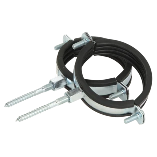 HT clamp DN75 soundproofed