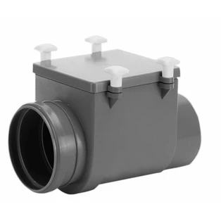 Tappo antiriflusso con valvola in inox DN160