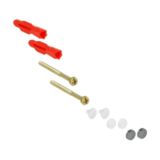 WC fixing with brass screws 6.0 x 70 mm