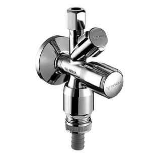 Combination angle valve 1/2" COMFORT with anti-vacuum device and back flow preventer