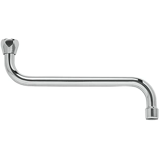 Universal S-spout flat-sealing 200 mm projection