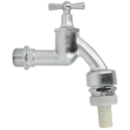 Draw-off tap 1/2" with backflow preventer and anti-vacuum device