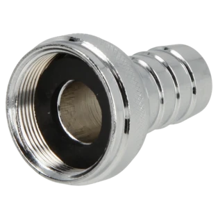 Raccordo per flessibile M22/1 x 1/2" boccola ottone cromato