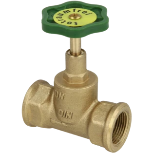 Valvola a sede diritta 3/8" FF senza scarico con fuso montante