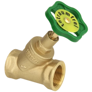 Soupape &agrave; si&egrave;ge inclin&eacute; 1/2'' FF sans purge avec broche montante