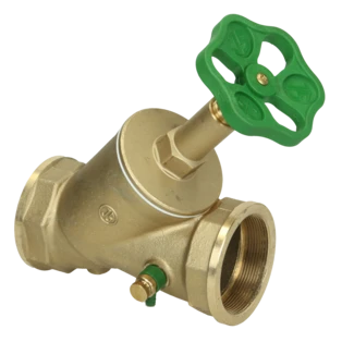 Angle-seat valve 2&frac12;&ldquo; IT with drain with rising stem