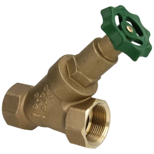 Vanne &agrave; passage direct 1 &frac14;" FF sans purge et broche non montante