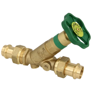 KFR-Ventil DN 25 ohne Entleerung 35 mm Pressanschluss Kontur V