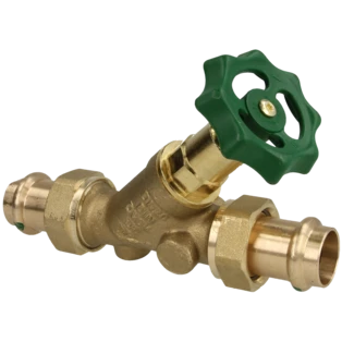 Freistromventil ohne Entleerung Pressanschluss Viega 22 mm