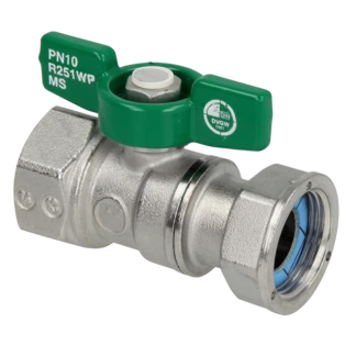 Valvola a sfera 3/4" FF x dado 3/4"