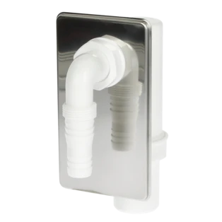 Unterputz-Ger&auml;te-Siphon DN40 mit 50 mm Schlauchanschluss