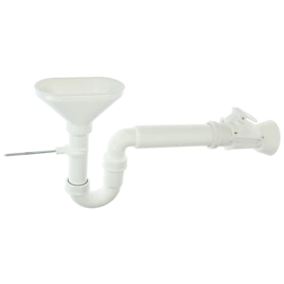 Trichtersiphon mit R&uuml;ckstauverschluss 1 &frac12;" | 50 mm