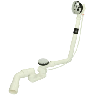 Garniture d'&eacute;coulement et trop-plein avec manette rotative