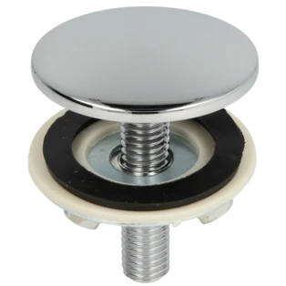 Tap hole plug &Oslash; 44 mm brass chrome-plated