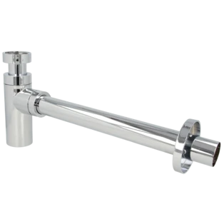 Sifone design 1 1/4" x 32 mm plastica cromata