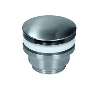 Design-Ablaufventil 1 1/4"  mit Druckverschlussstopfen