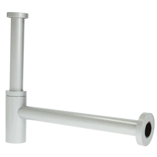 Design-sifon 1&frac14;", edelmat 1&frac14;" x 32 mm met rozet