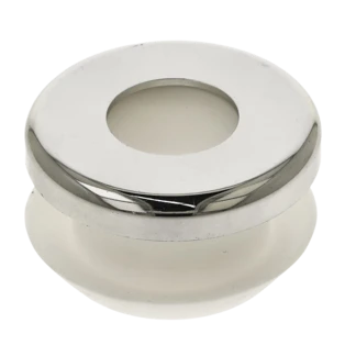 Gummi-Universalverbinder wei&szlig; mit Rosette