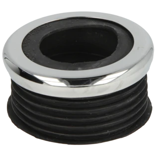 Euro-WC-Verbinder wei&szlig; mit Rosette