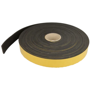 Cellular rubber strips 20 x 4 mm