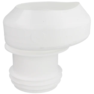 WC-aansluiting, 33 mm excentrisch 100x90 bi/bu, wit, v. WC's met inw. afv.