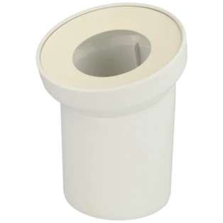 Raccordo curvato WC 22&deg; DN110 bianco alpino