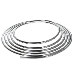 Copper tube 5,000 mm x &Oslash; 10 mm chrome-plated in coil
