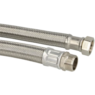 Flexible de raccordement eau potable 1'' FM x 1" &eacute;crou &agrave; chapeau 