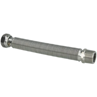 Edelstahlwellrohr von 200 - 410 mm ausziehbar