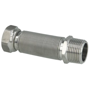 Edelstahlwellrohr von 110 - 210 mm ausziehbar