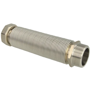 Edelstahlwellrohr von 205 - 410 mm ausziehbar