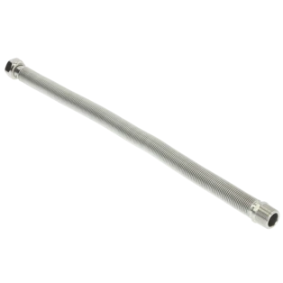 Corrugated stainless steel pipe extendable from 500 - 1,000 mm 