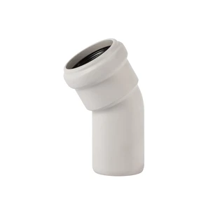 Soundproof waste water bend 30&deg; DN58