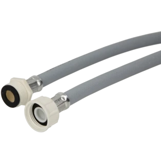 Plastic extension hose for cold water connection 2,000 mm