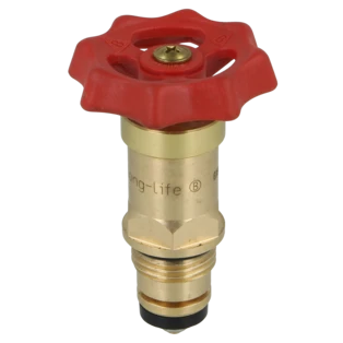 Rotguss Fettkammeroberteil f&uuml;r Freistromventile 1/2"