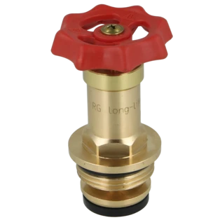 Rotguss Fettkammeroberteil f&uuml;r Freistromventile 1"