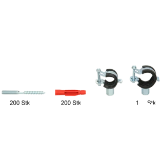 Aktionspaket Einhand-Rohrschellen 3/8" &amp; 1/2"